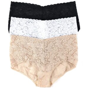 3 Pack Signature Lace Retro V-kini