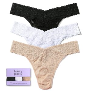 3 Pack Signature Lace® Original Rise Thongs