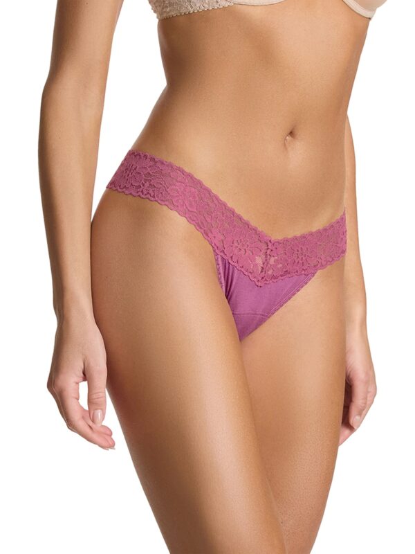 DreamEase™ Low Rise Thong California Raisin Purple - Image 4