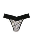 Printed DreamEase® Original Rise Thong Spotted