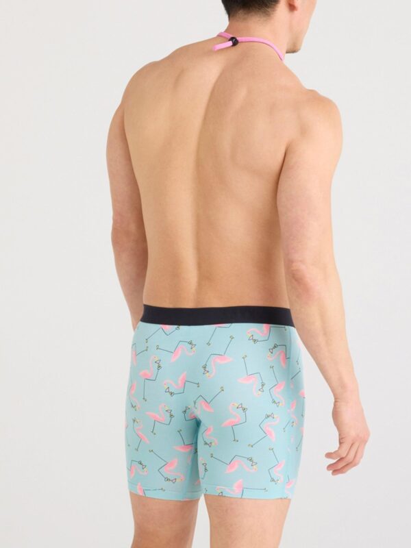 Signature Lace® Low Rise Thong And Saxx Super Soft Vibe Boxer Brief Drinko Flamingo - Image 7