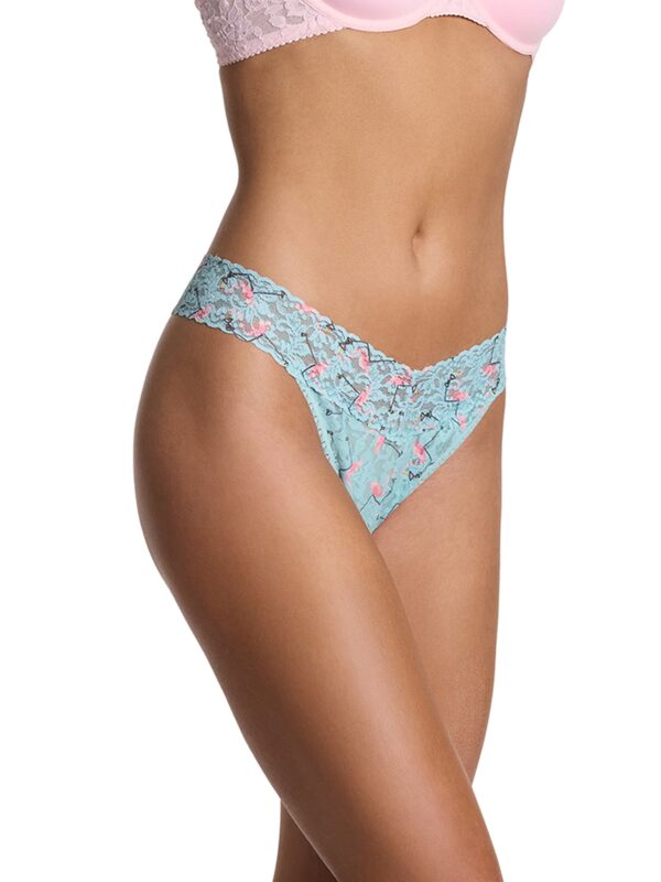 Signature Lace® Original Rise Thong And Saxx Super Soft Vibe Boxer Brief Drinko Flamingo - Image 5
