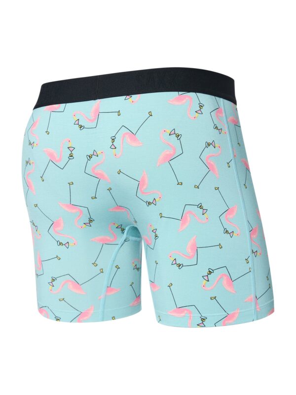 Signature Lace® Original Rise Thong And Saxx Super Soft Vibe Boxer Brief Drinko Flamingo - Image 9