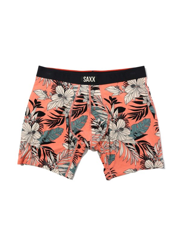 Signature Lace® Original Rise Thong And Saxx Super Soft Vibe Boxer Brief Hibiscus Jungle - Image 5