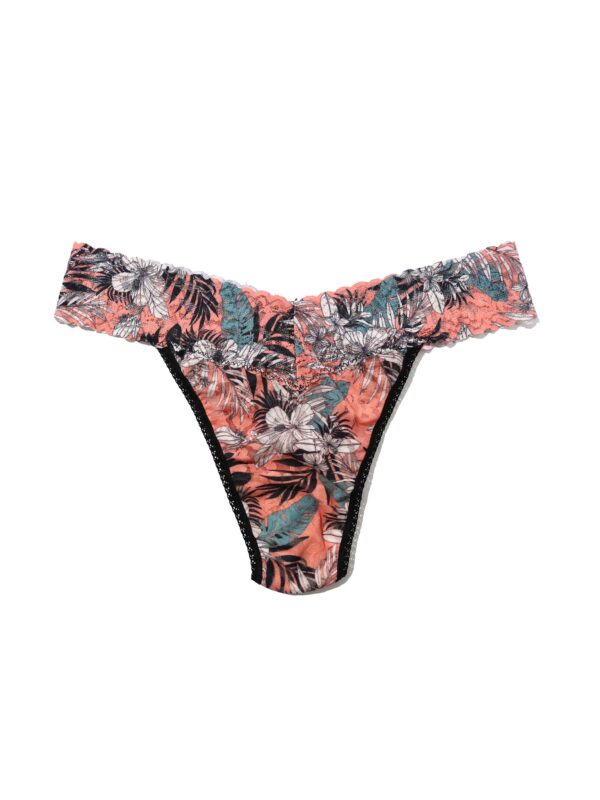 Signature Lace® Original Rise Thong And Saxx Super Soft Vibe Boxer Brief Hibiscus Jungle - Image 6