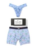 Signature Lace® Original Rise Thong And Saxx Super Soft Vibe Boxer Brief Palmtastic