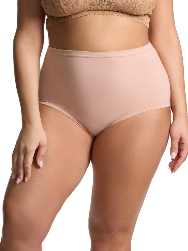 YourFit™ High Rise Boyshort Almond Milk Neutral - Image 4