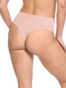 YourFit™ High Rise Thong Almond Milk Neutral