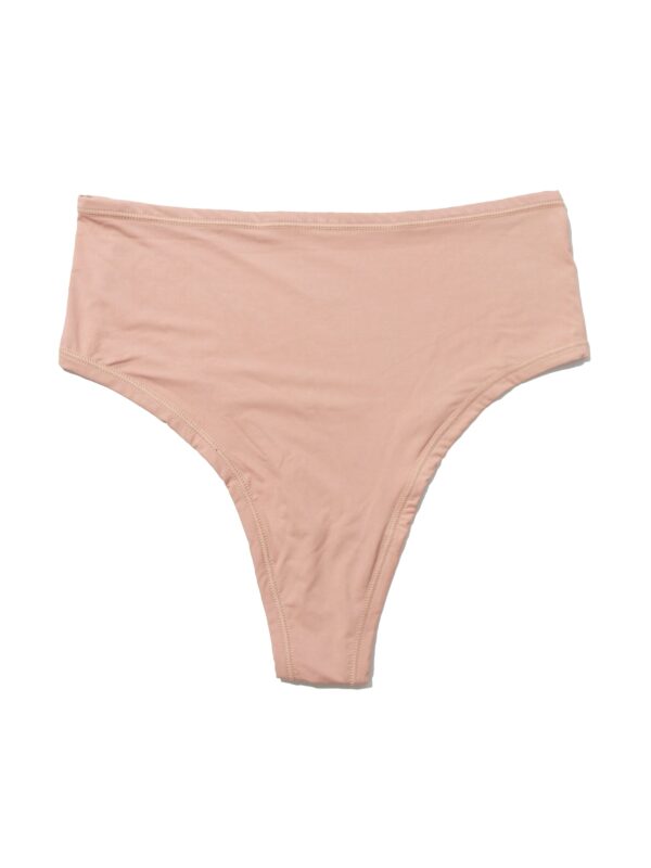 YourFit™ High Rise Thong Almond Milk Neutral - Image 4