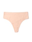 YourFit™ High Rise Thong Almond Milk Neutral