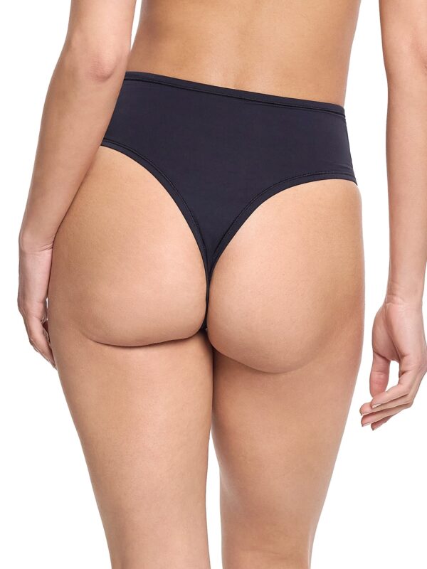 YourFit™ High Rise Thong Black - Image 2