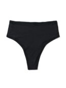 YourFit™ High Rise Thong Black
