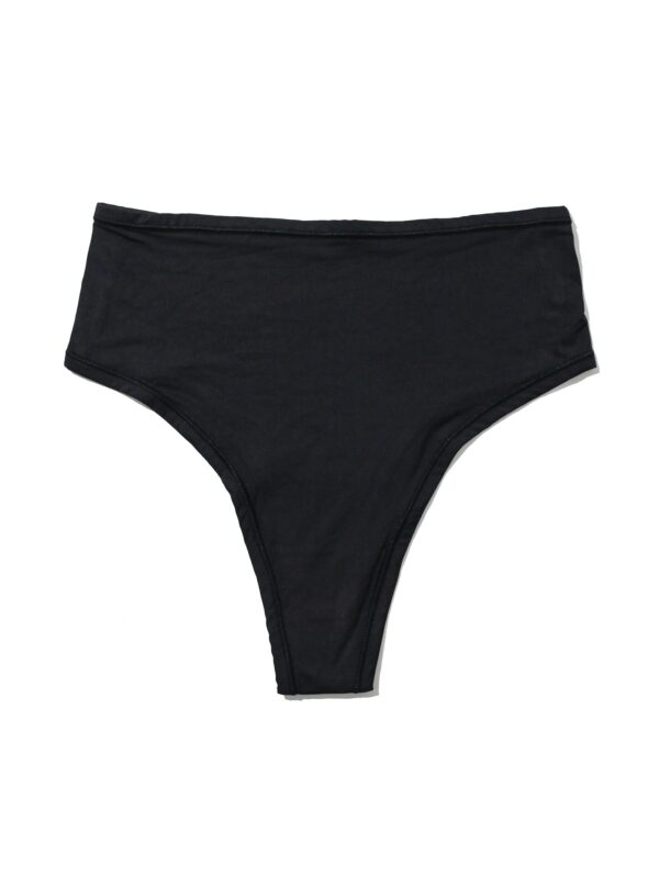 YourFit™ High Rise Thong Black - Image 3