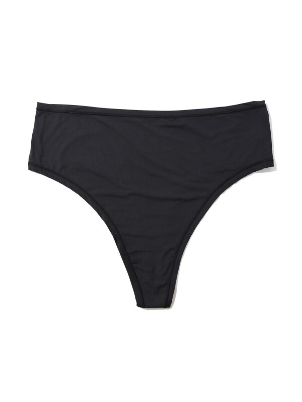 YourFit™ High Rise Thong Black - Image 6