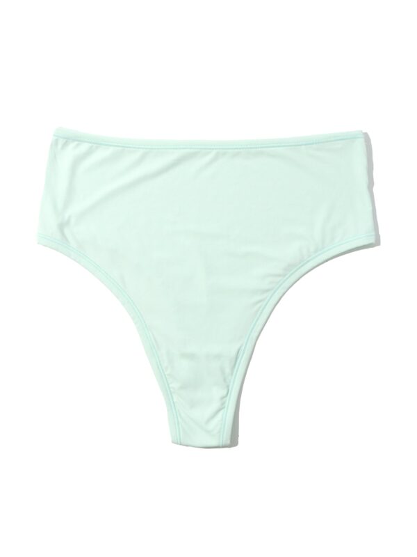 YourFit™ High Rise Thong Crystal Clear Blue - Image 4